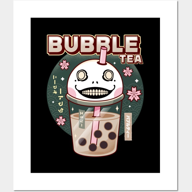 Bubble Tea Emil Wall Art by Lagelantee